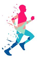 Logo of a runner
